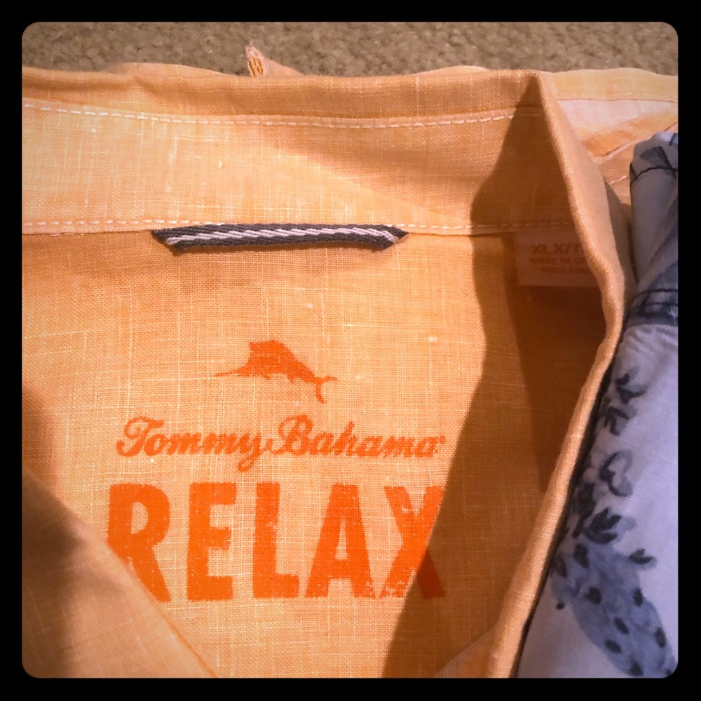 TWO Tommy Bahama Button Down Shirts